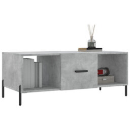 Berkfield Coffee Table Concrete Grey 102X50X40 Cm Engineered Wood - thumbnail 3