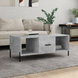 Berkfield Coffee Table Concrete Grey 102X50X40 Cm Engineered Wood - thumbnail 1
