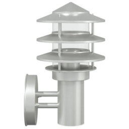 Walplus Outdoor Wall Light Silver Stainless Steel - thumbnail 5