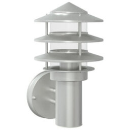 Walplus Outdoor Wall Light Silver Stainless Steel - thumbnail 2