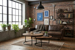 Lenong Set Of 2 Coffee Tables Railway Sleeper Wood - thumbnail 3