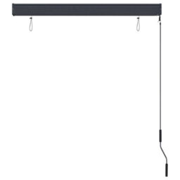 Walplus Anthracite Outdoor Roller Blind 120X250 Cm - Patio Garden Balcony Shade - thumbnail 5