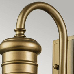 Luminosa Lighting Elstead Redding Station Outdoor Dome Wall Lamp, Painted Distressed Bronze Ip44 - thumbnail 4