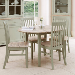 Statement Furniture Florence Highback Wooden Seat Chairs Set Of 4 - Sage Green - thumbnail 2
