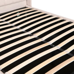 OAT Home Wrenbury Natural Fabric Winged Ottoman Storage Bed Frame -Double - thumbnail 7