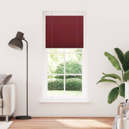 Berkfield Pleated Blind Bordeaux Red 85X200 Cm Fabric Width 84.4 Cm Polyester - thumbnail 2