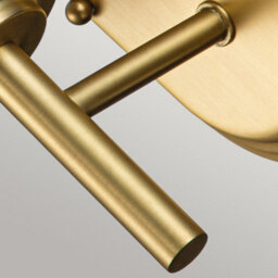Luminosa Lighting Elstead Feiss Malibu Wall Lamp Brushed Brass, Ip44 - thumbnail 4