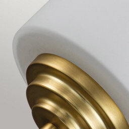 Luminosa Lighting Elstead Feiss Malibu Wall Lamp Brushed Brass, Ip44 - thumbnail 3