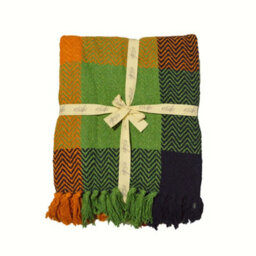 Allure Bath Fashions Check Herringbone Multicoloured Throw - 150 X 200Cm - thumbnail 3