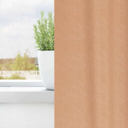 Berkfield Modern Curtains With Curtains 2 Pcs Light Brown Polyester - thumbnail 3
