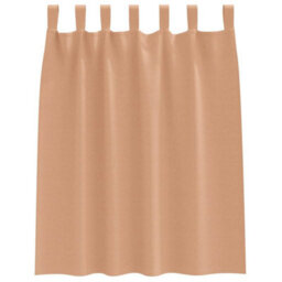 Berkfield Modern Curtains With Curtains 2 Pcs Light Brown Polyester - thumbnail 4