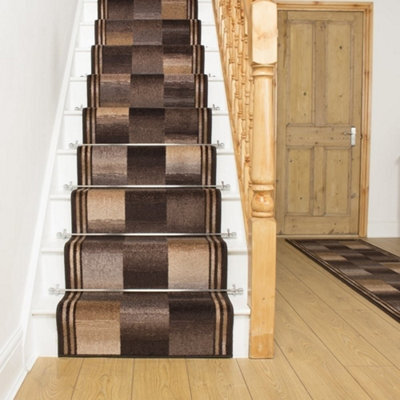 Ikat Stair Runner - Soft, Non-Slip & Durable Carpet For Stairs & Staircases, Multiple Lengths - image 1