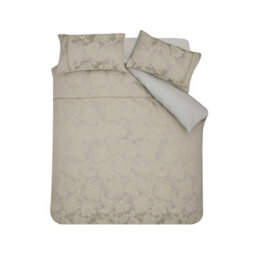Catherine Lansfield Opulent Jacquard Duvet Cover Set With Pillowcases Champagne Gold - thumbnail 4
