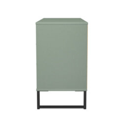 Beijing 6 Drawer Midi Chest Of Drawers In Reed Green (Ready Assembled) - thumbnail 3
