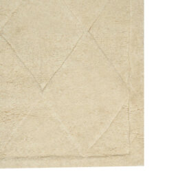 Beliani Rug Lunara Light Beige 160 X 230 Cm Wool - thumbnail 6