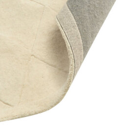 Beliani Rug Lunara Light Beige 160 X 230 Cm Wool - thumbnail 5