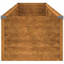 Berkfield Durable Garden Raised Bed 291X50X36 Cm Corten Steel - thumbnail 5
