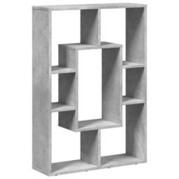 Berkfield Bookcase Concrete Grey 63X20X90 Cm Engineered Wood - thumbnail 2