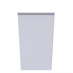 Taunton 3 Drawer Bedside Cabinet In Black & White (Ready Assembled) - thumbnail 2