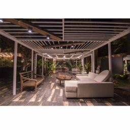 Luminosa Lighting Luminosa Tami Led Outdoor Surface Mounted Ceiling Light Dark Grey Ip54 - thumbnail 2