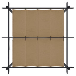 Berkfield Garden Gazebo With Retractable Roof 3X3 M Taupe - thumbnail 7