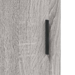 Berkfield Highboard Grey Sonoma 69.5X34X180 Cm Engineered Wood - thumbnail 9