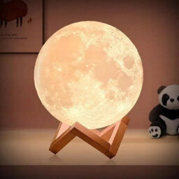 Knight 15Cm Moon Lamp - Touch Control, Adjustable Brightness & Colour Changing From White To Yellow, Mood Lighting For Bedroom - Large - thumbnail 9