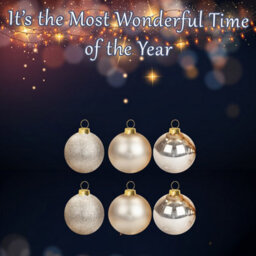 Christmas Bauble Decoration Hanging Tree Ornament X 6 10Cm Champagne - thumbnail 3