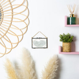"Nicola Spring 5X Hanging Metal Photo Frames - 6"" X 4"" - Black - Picture Frame Wall Mounted Frame With Rope" - thumbnail 7