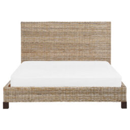 Beliani Bed Rattan Salbris 160 X 200 Cm (Eu King Size) Natural - thumbnail 4
