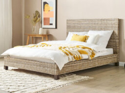 Beliani Bed Rattan Salbris 160 X 200 Cm (Eu King Size) Natural - thumbnail 2