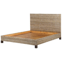 Beliani Bed Rattan Salbris 160 X 200 Cm (Eu King Size) Natural - thumbnail 5