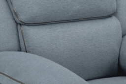 Elio Manual Recliner Grey Black - Gray - Three Plus 2 Seater Set - thumbnail 7