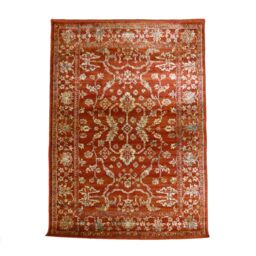 Valeria Red & Cream Traditional Small Rug, (L)150Cm X (W)80Cm - thumbnail 4