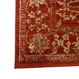 Valeria Red & Cream Traditional Small Rug, (L)150Cm X (W)80Cm - thumbnail 5