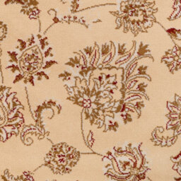 Loomed Gold Cream Classical Oriental Floral Medallion Runner Rug 60Cm X 240Cm - thumbnail 8