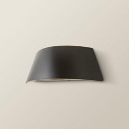 Valuelights John Matte Black Curved Ip65 Integrated Led Up/down Outdoor Wall Light - thumbnail 4