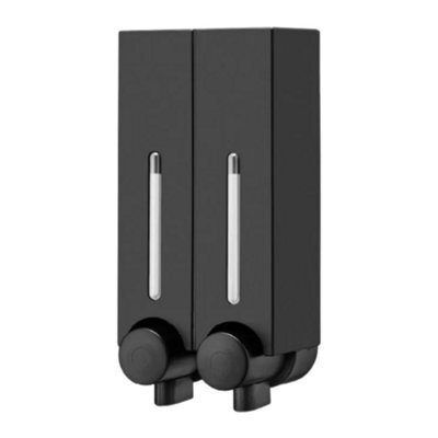 Euroshowers 500Ml Black Wall Mounted Liquid Soap Dispenser - image 1