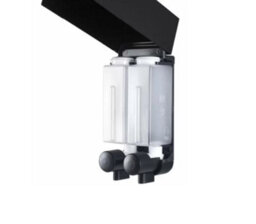 Euroshowers 500Ml Black Wall Mounted Liquid Soap Dispenser - thumbnail 3