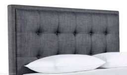 Europa Kaydian Falstone Upholstered Ottoman Storage Bed: Classic Slate Grey Fabric With Hidden Storage - thumbnail 3