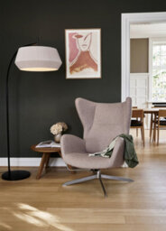 Nordlux Dicte Textile Floor Lamp Hand Pleated Brown,mains - thumbnail 4