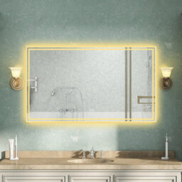 AVER-GROWTH Led Bathroom Mirror With Bluetooth 3 Colour Lights Anti-Fog Touch/wall Switch Vertical/horizontal Brightness Memory 1000X600mm - thumbnail 2