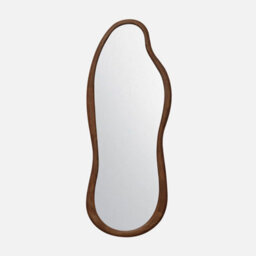 Sweeek. Wooden Mirror Austin Walnut 122X3X48 Cm - thumbnail 2