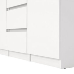 Furniture To Go Naia Sideboard 4 Drawers 2 Doors In White (W) 120.8 X  (H) 90.7 X (D) 50Cm - thumbnail 6