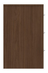 Hazlemere 3 Drawer Bedside Chest - Walnut On Express Delivery And Ready Assembled - thumbnail 3