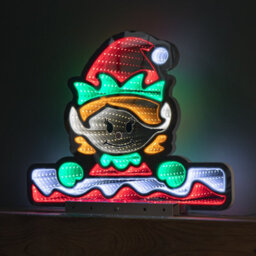 Samuel Alexander 40Cm Light Up Christmas Elf Girl Infinity Decoration With Leds - thumbnail 9