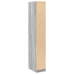 Berkfield Durable Wardrobe Grey Sonoma 30X50X200 Cm Engineered Wood - thumbnail 6
