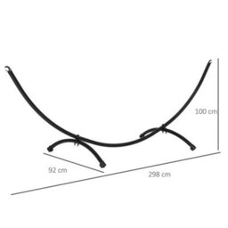3(M) Metal Hammock Stand Frame Replacement Garden Outdoor Patio - thumbnail 2