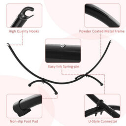 3(M) Metal Hammock Stand Frame Replacement Garden Outdoor Patio - thumbnail 4