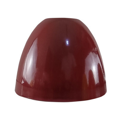 Burgundy 15Cm Metal Lamp Shade Modern Ceiling Pendant Light, Easy Fit E27 For Kitchen, Bedroom & Living Room - image 1